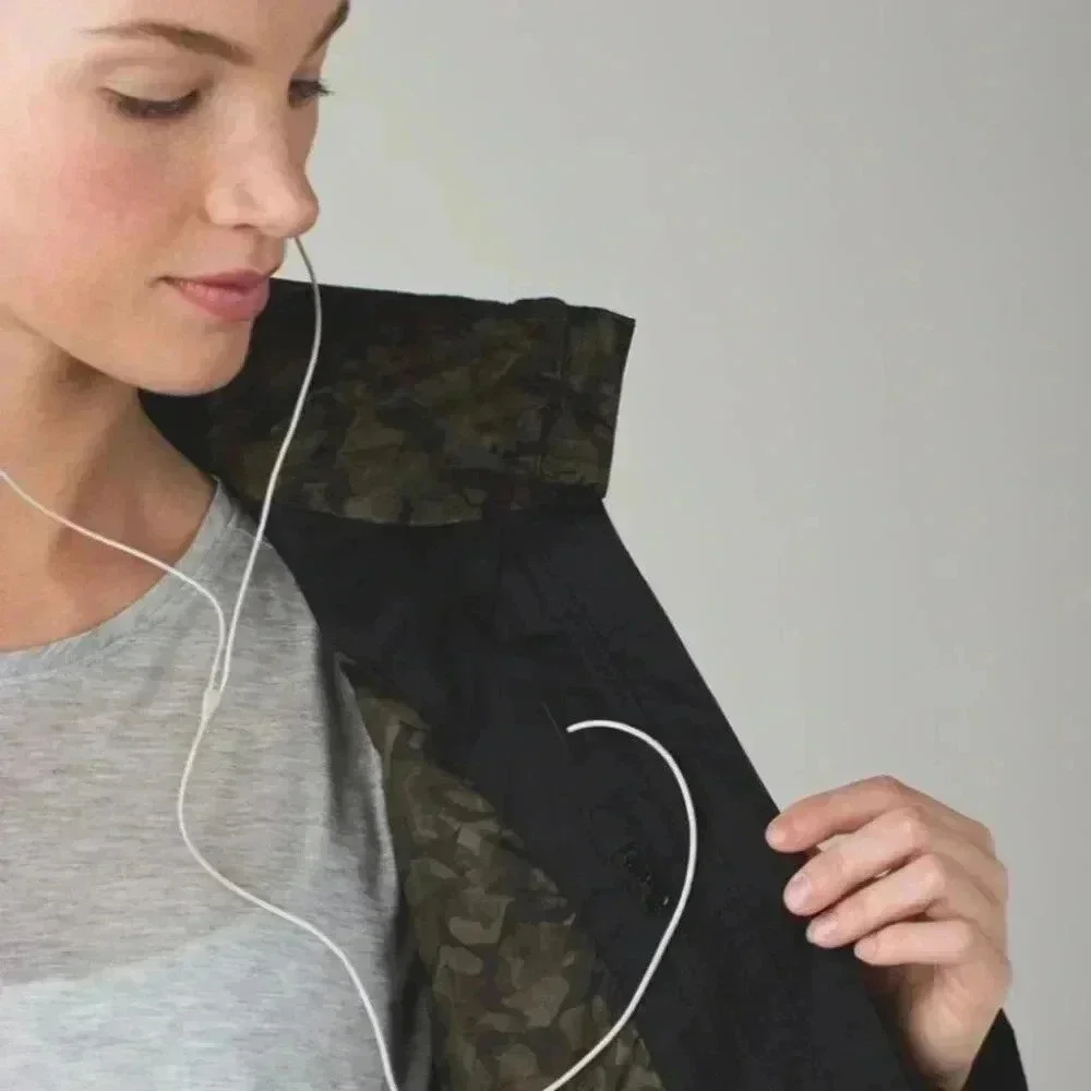 Lululemon Fo Drizzle Jacket w/ Camo Lining